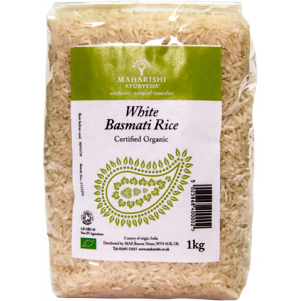 Basmati Rice, White, Organic (1kg) The Ayurveda Shop