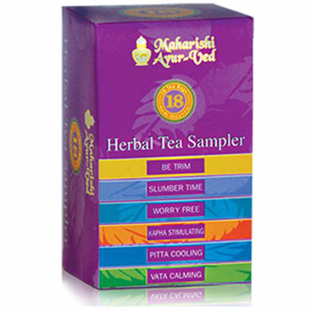 6 Tea Sample Pack, 18 packs Ayurveda Shop