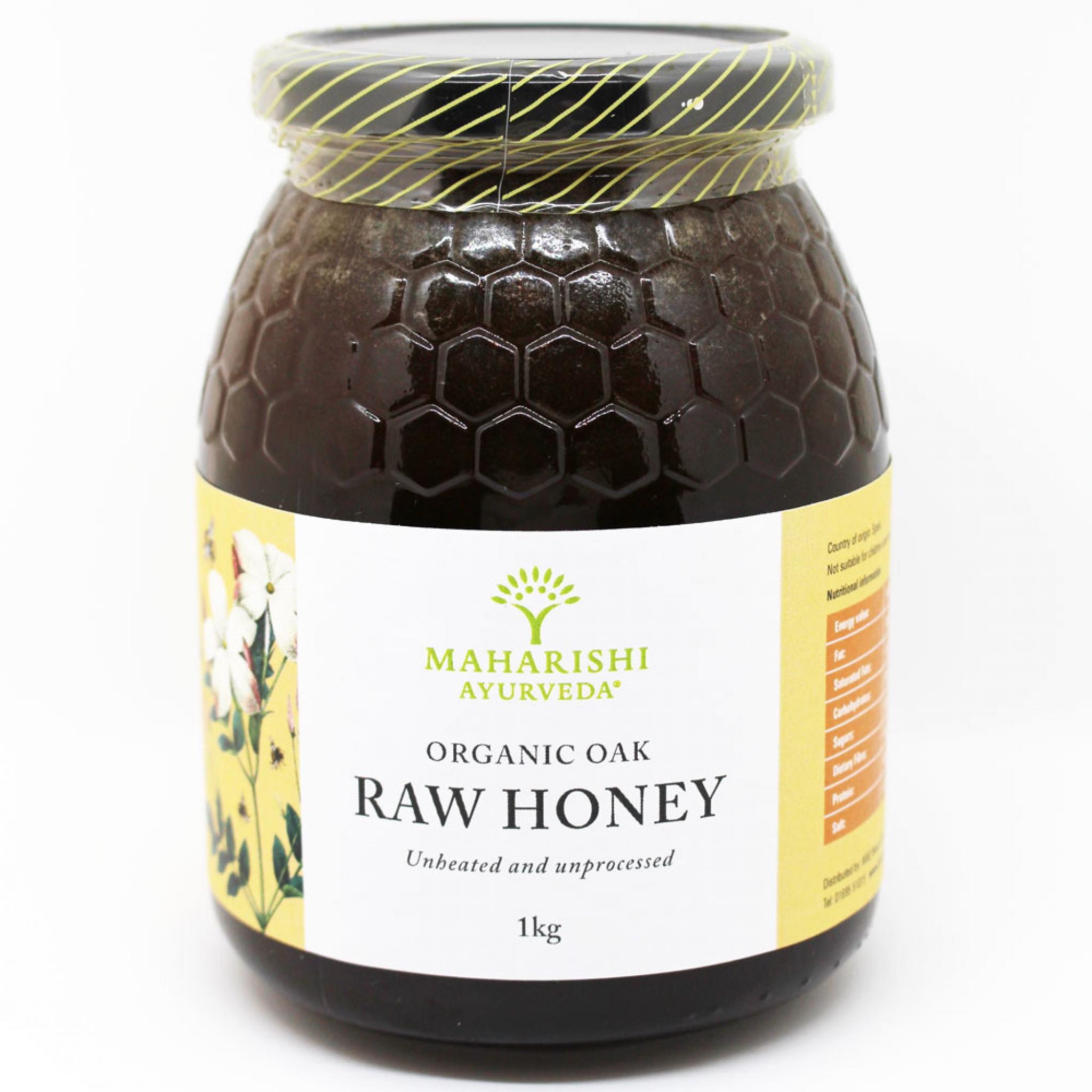 Organic Raw Oak Honey, 1kg Ayurveda Shop